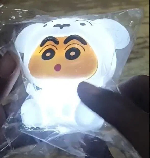 Crayon Shin-chan Shiro LED Night Light Lamp | Cute Anime Desk Lamp