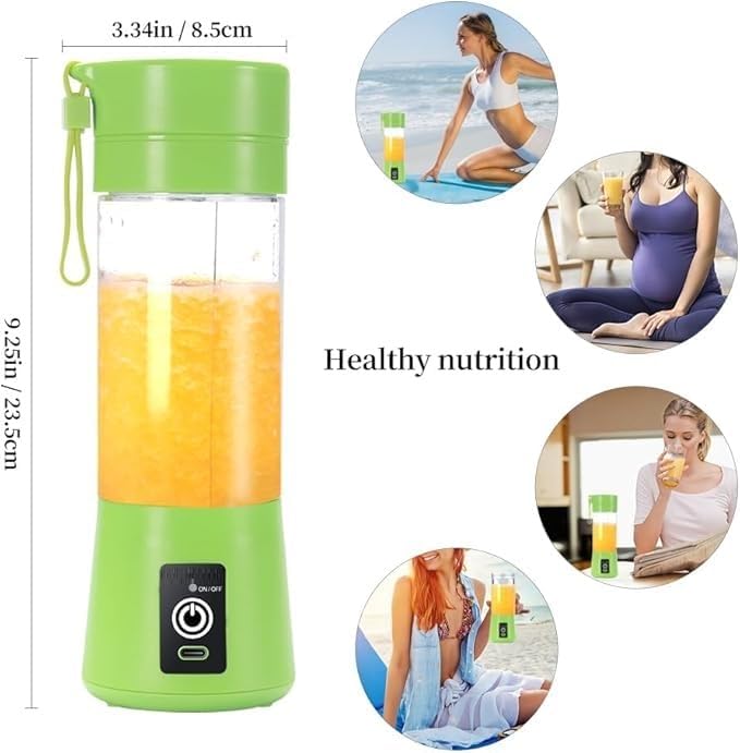 Electric Juicer – USB Rechargeable Portable Blender for Fruits & Vegetables