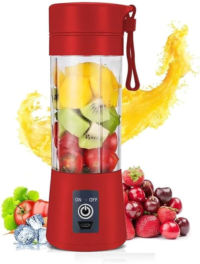 Electric Juicer – USB Rechargeable Portable Blender for Fruits & Vegetables
