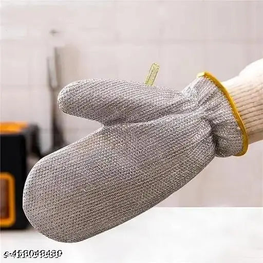 Wire Dishwashing Gloves | Heat-Resistant Kitchen Cleaning Gloves