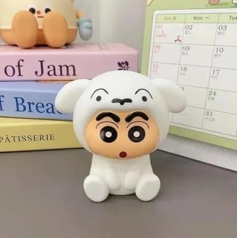 Crayon Shin-chan Shiro LED Night Light Lamp | Cute Anime Desk Lamp